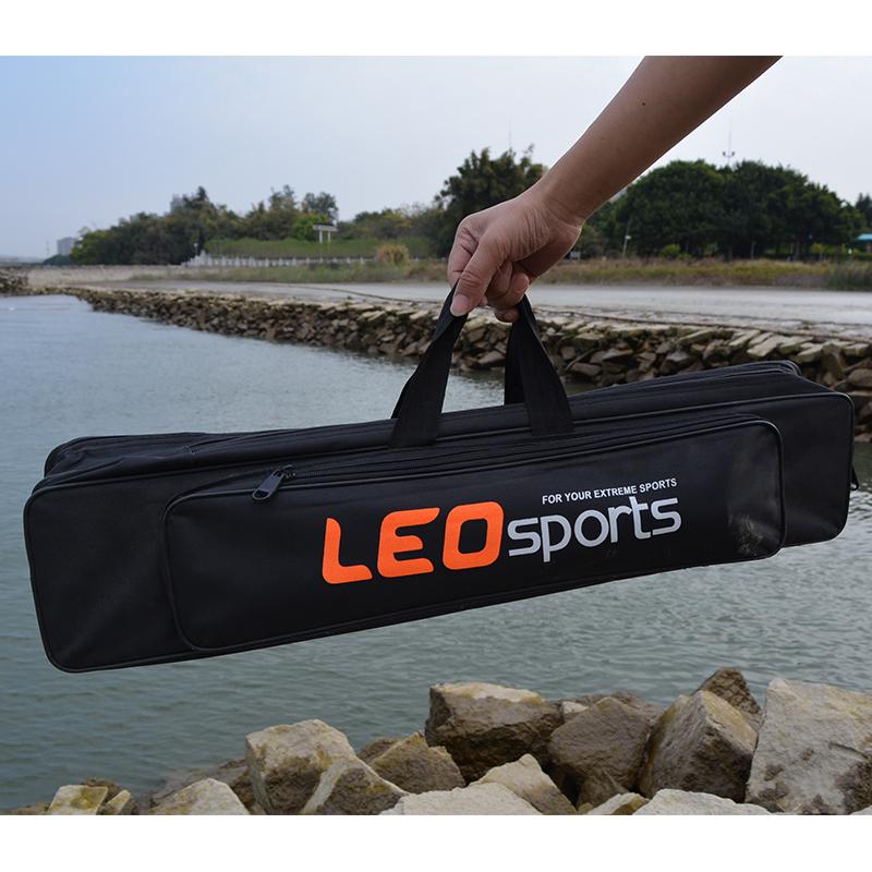 Double Layer Fishing Rod Bag with Side Zipper
