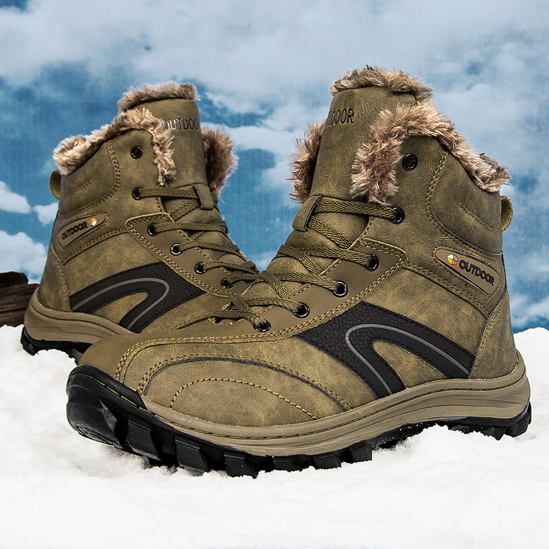 Cotton Shoes Velvet Hiking Boots