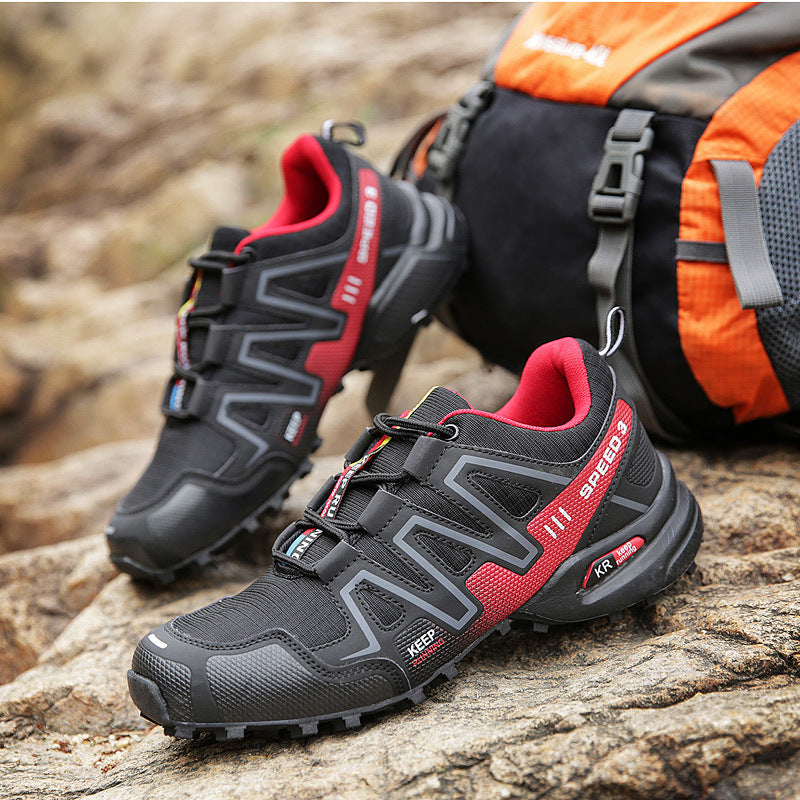 breathable mesh hiking shoes