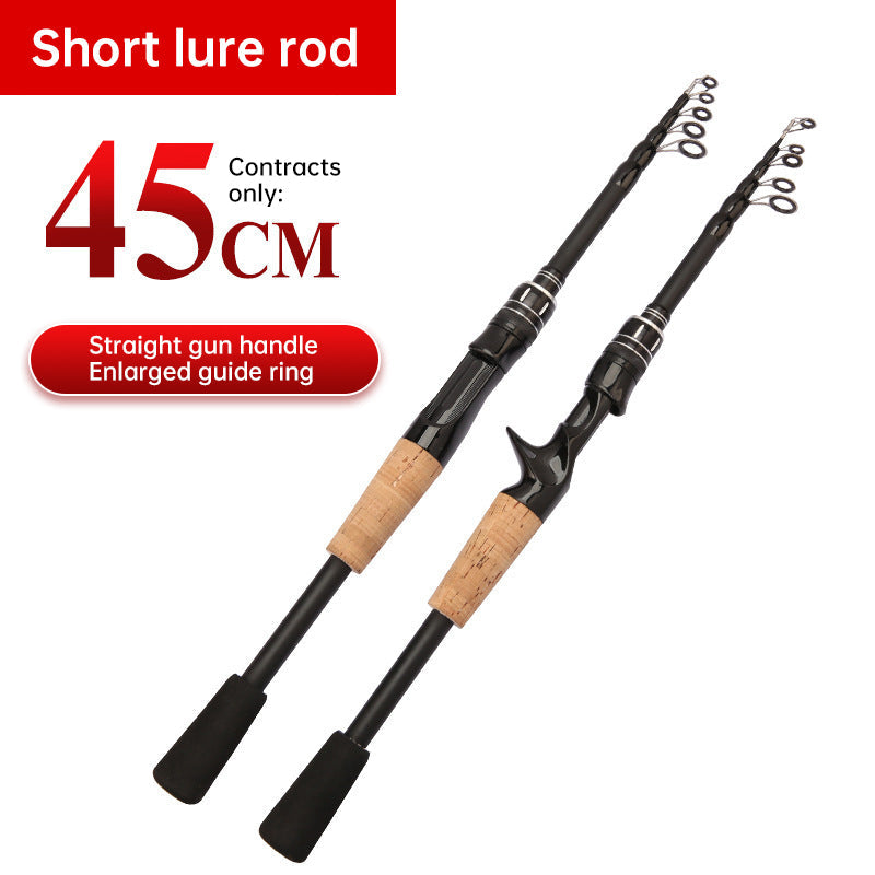 Carbon Fishing Rod Rotary Baitcasting