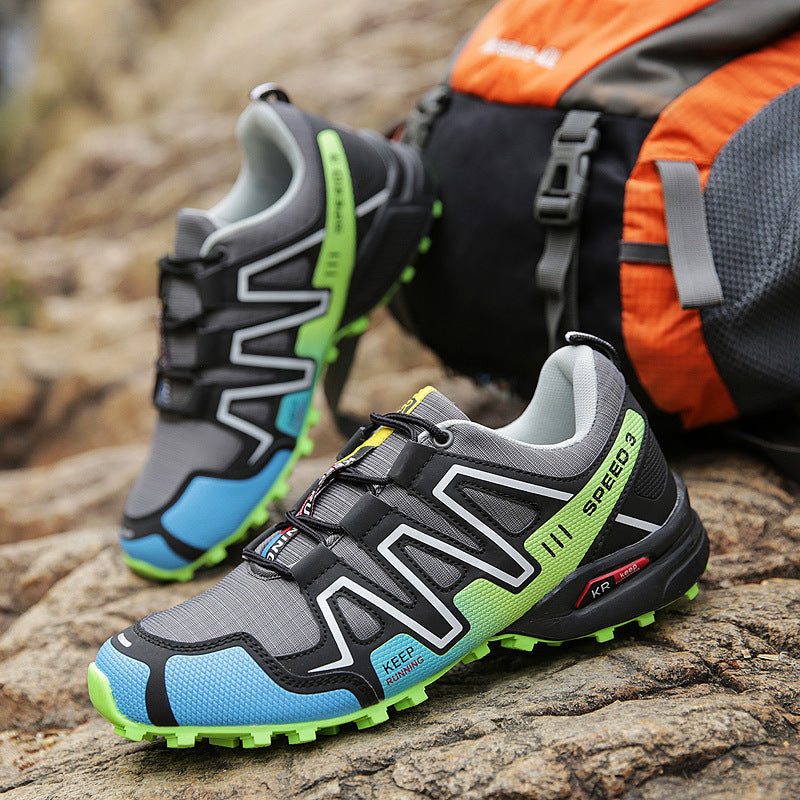 breathable mesh hiking shoes