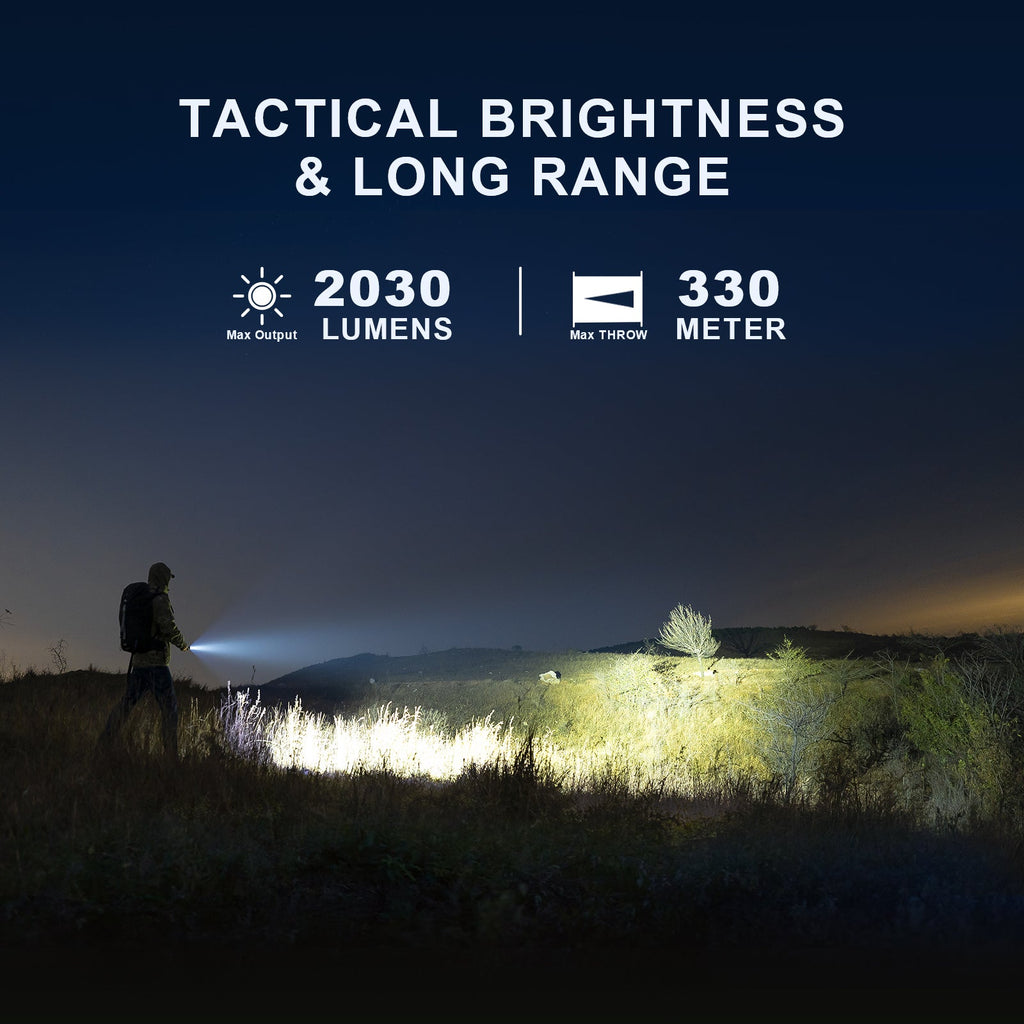 2,030 Lumen EDC High Power Flashlight
