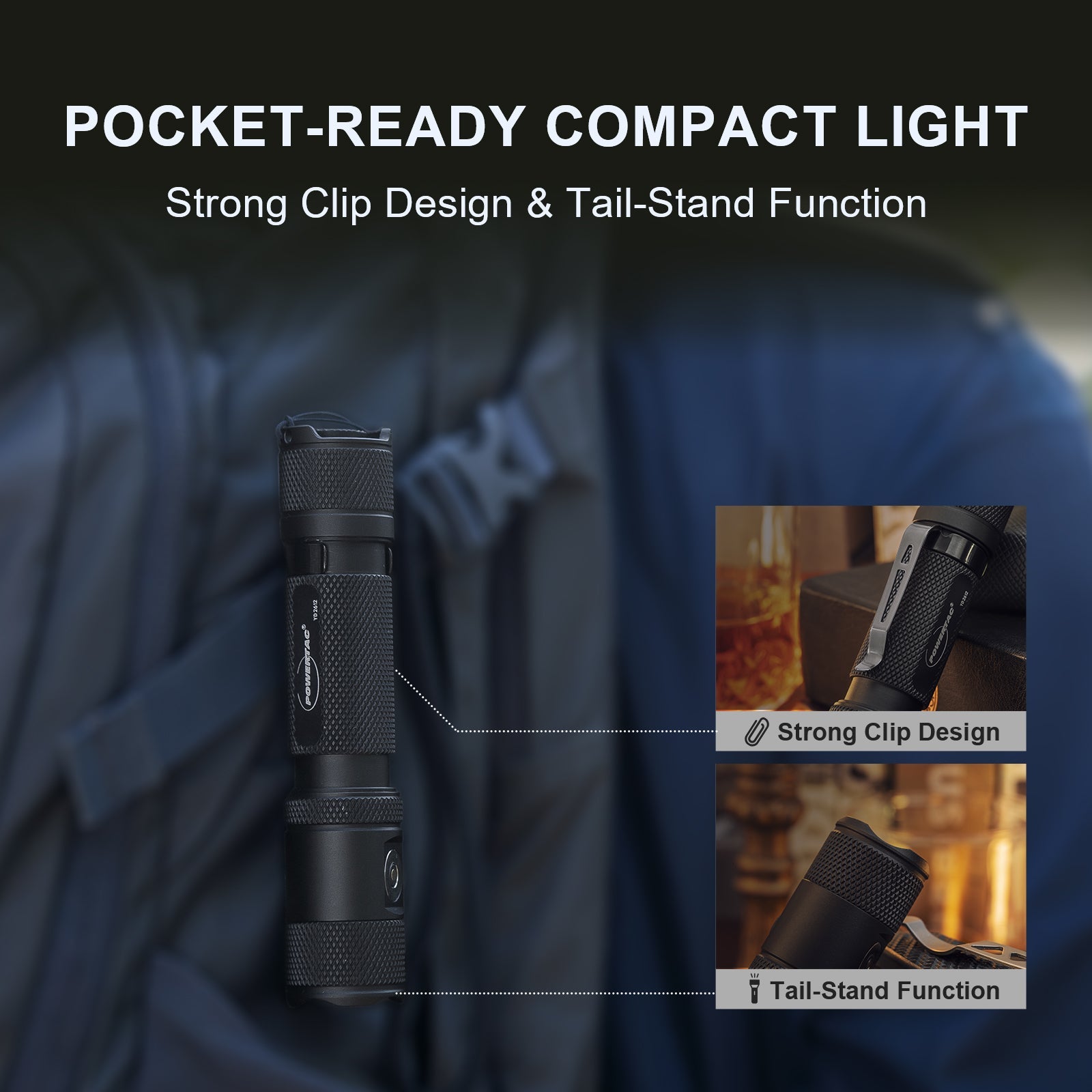 2,030 Lumen EDC High Power Flashlight