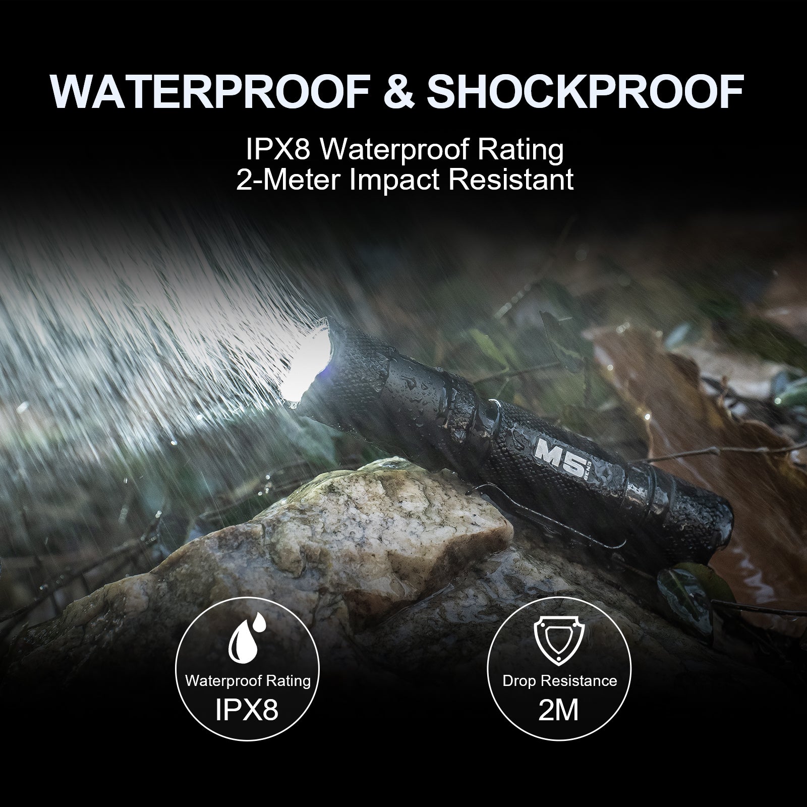 2,030 Lumen EDC High Power Flashlight