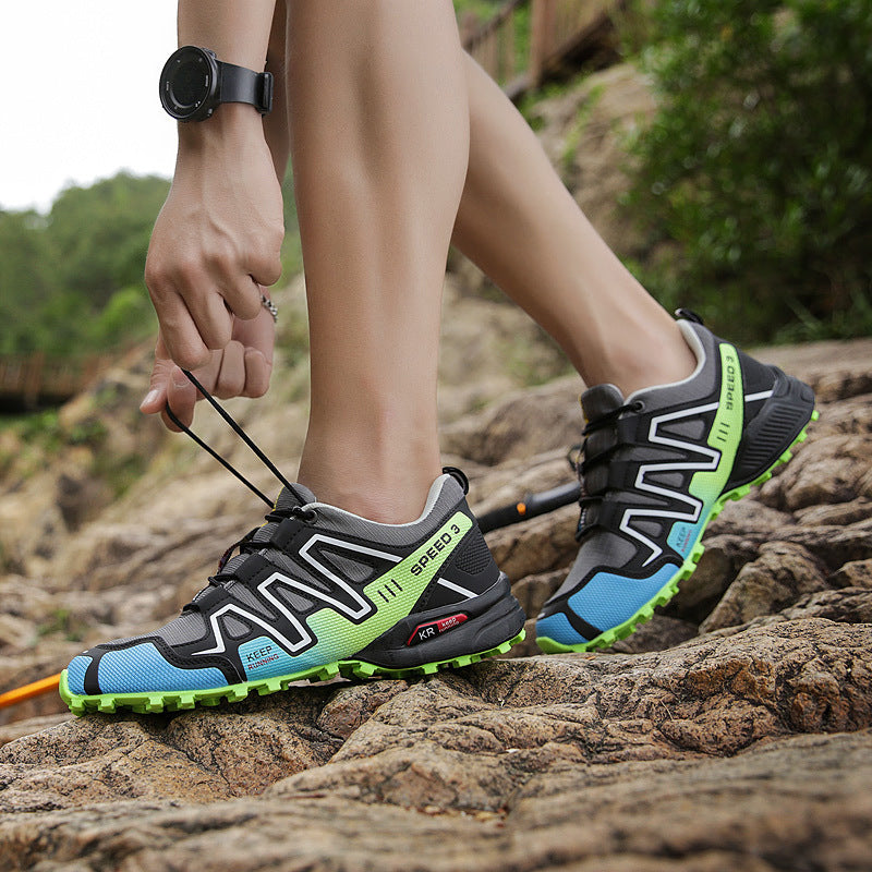 breathable mesh hiking shoes