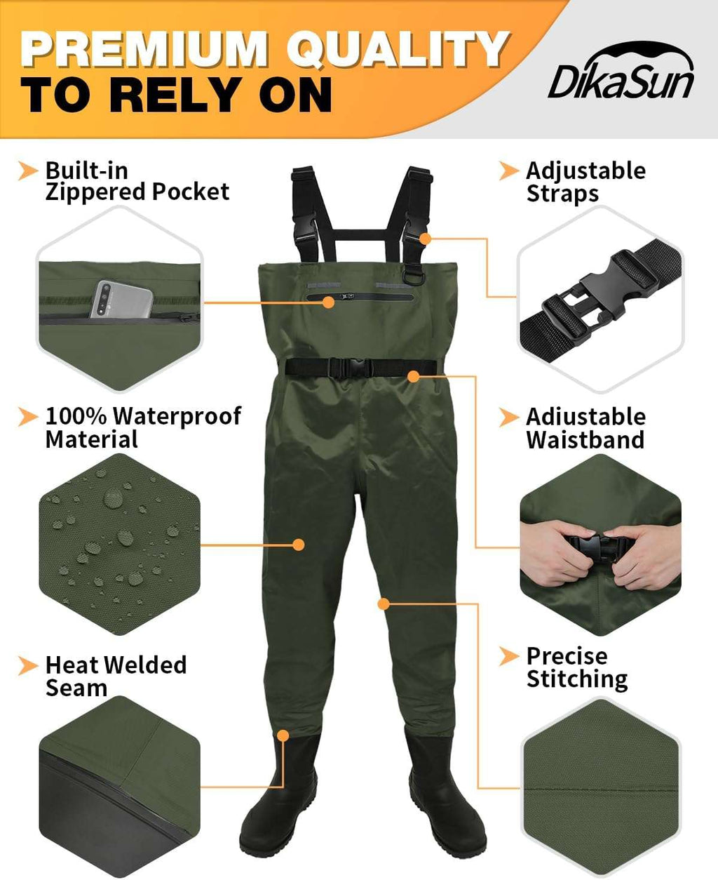 Chest Waders with Boots