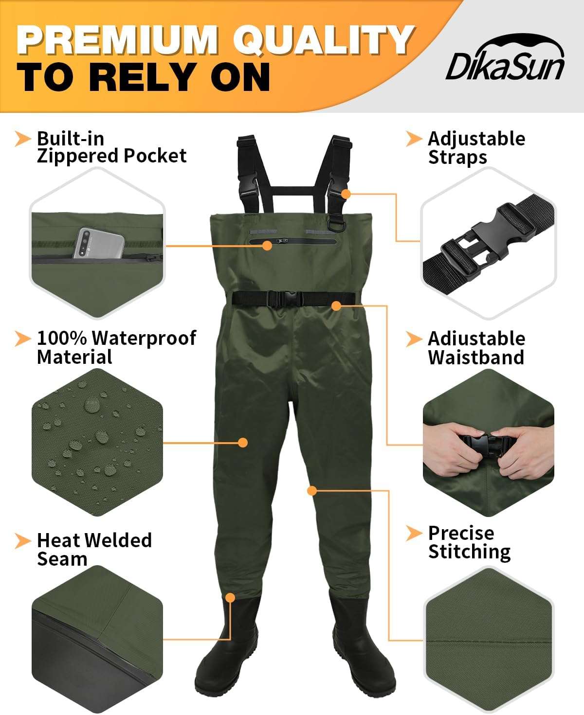 Chest Waders with Boots