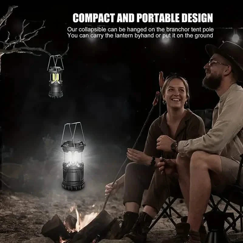 2-Pieces:  LED Camping Lantern