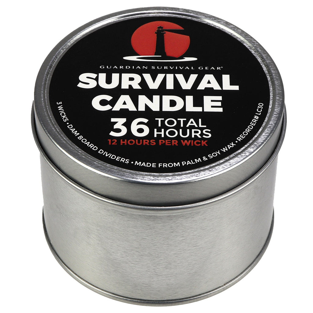 3-Wick 36-Hour Emergency Survival Candle