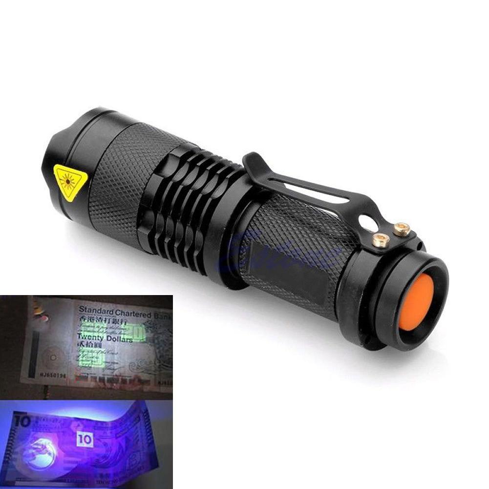 Mini 3 Modes LED UV Flashlight