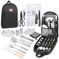 23-piece BBQ & Camping Cookware Kit