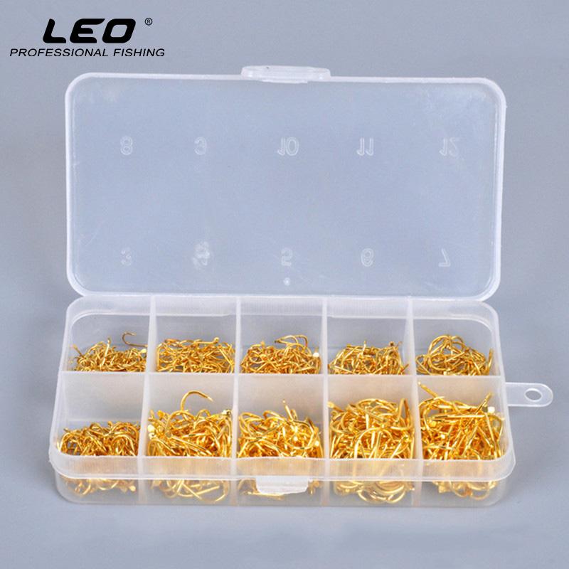 Multiple Sizes Golden Fishing Hooks