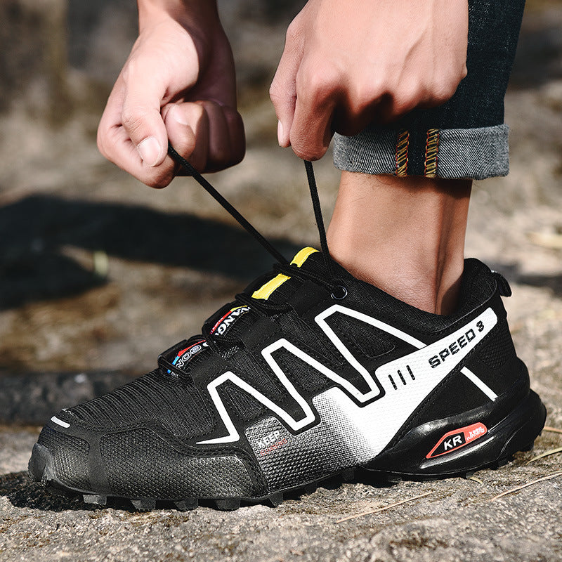 breathable mesh hiking shoes