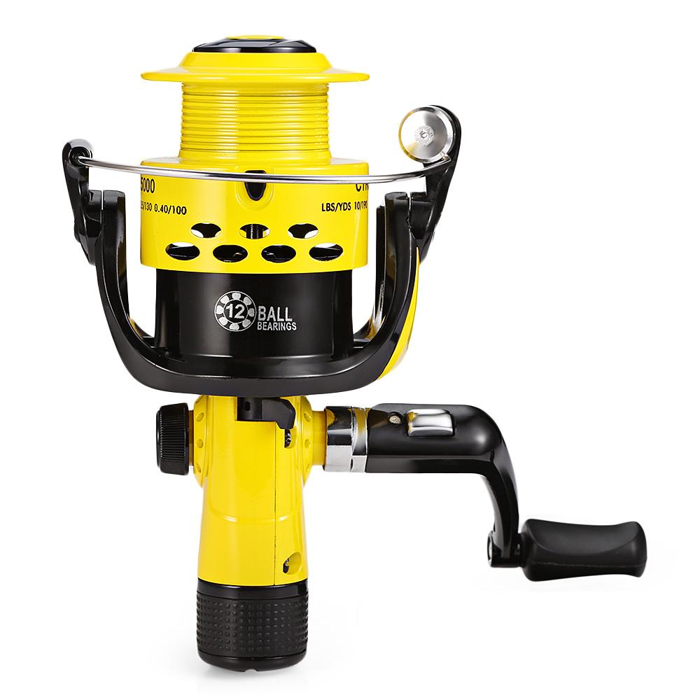 5.5:1 Lightweight Plastic Spinning Fishing Reel
