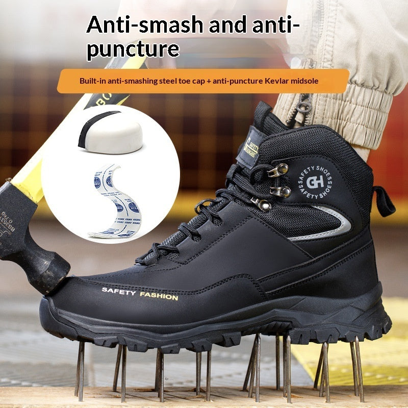 Steel-toed Impact-resistant, Puncture-proof, abrasion-resistant Boots