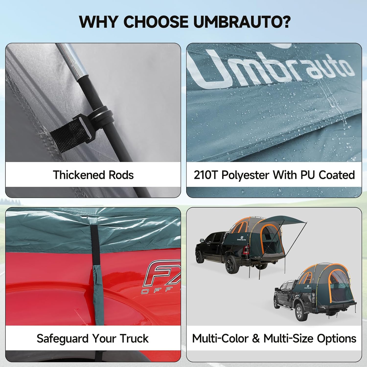 Truck Bed Tent with Awning