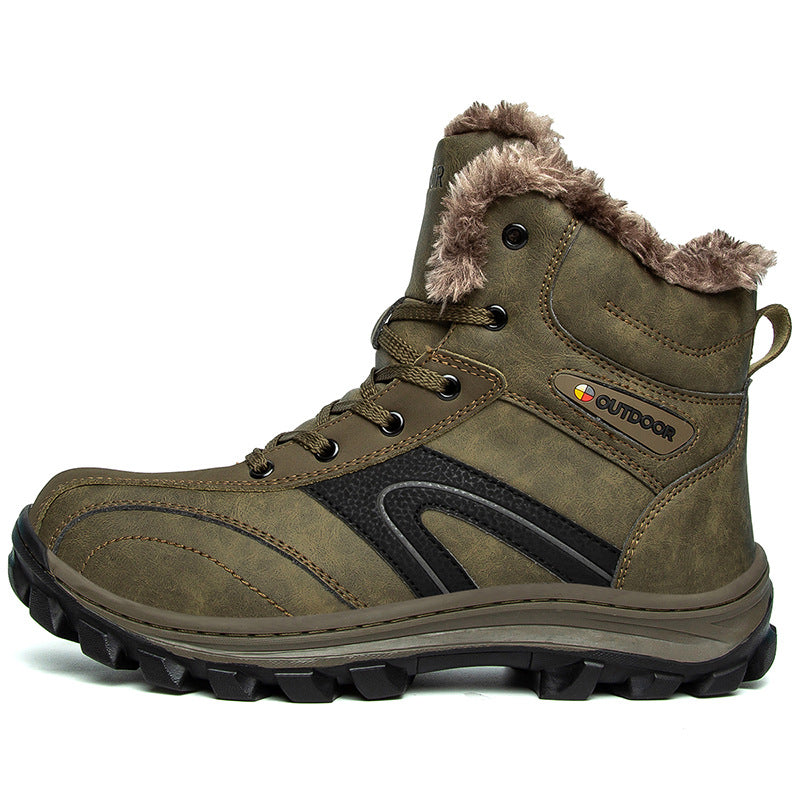 Cotton Shoes Velvet Hiking Boots