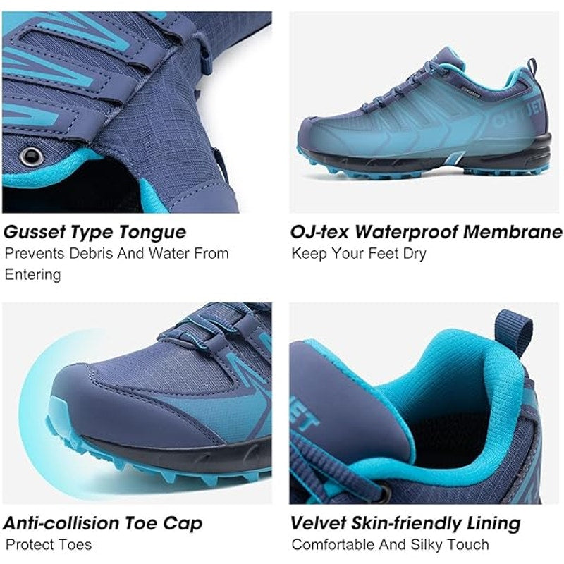 Womens Waterproof Non-Slip Hiking Shoes