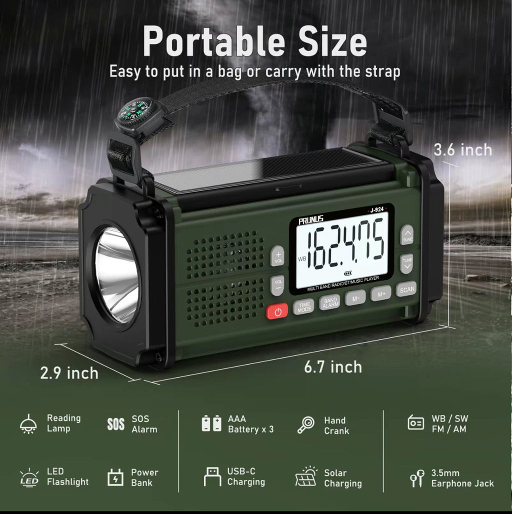Hand Crank Weather Radio