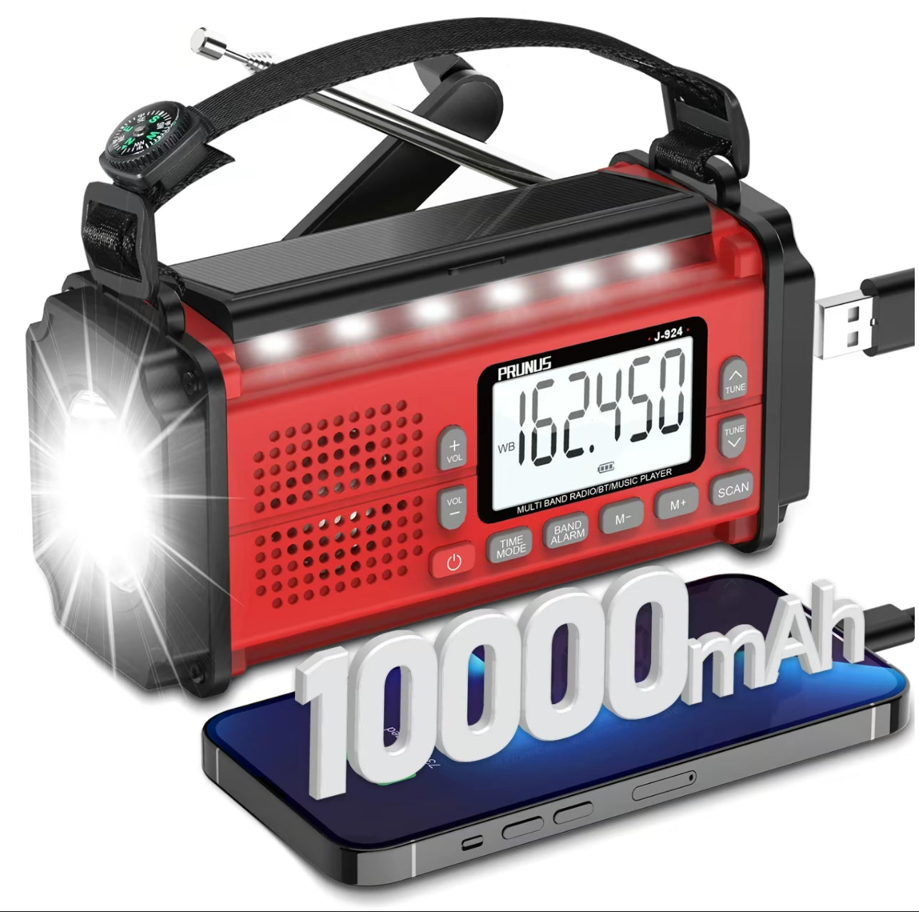 Hand Crank Weather Radio