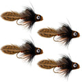 Big Eye Brown Sculpin Streamer Flies