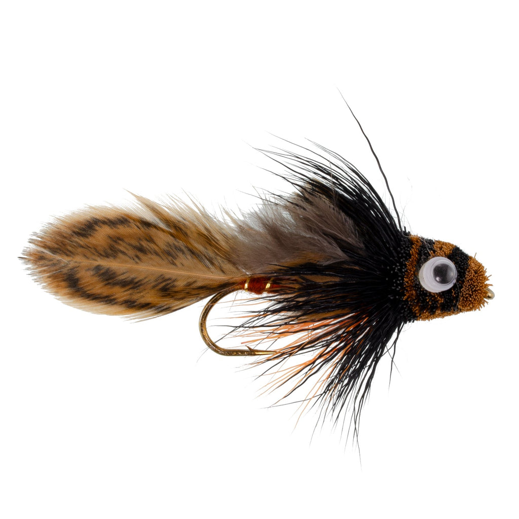 Big Eye Brown Sculpin Streamer Flies