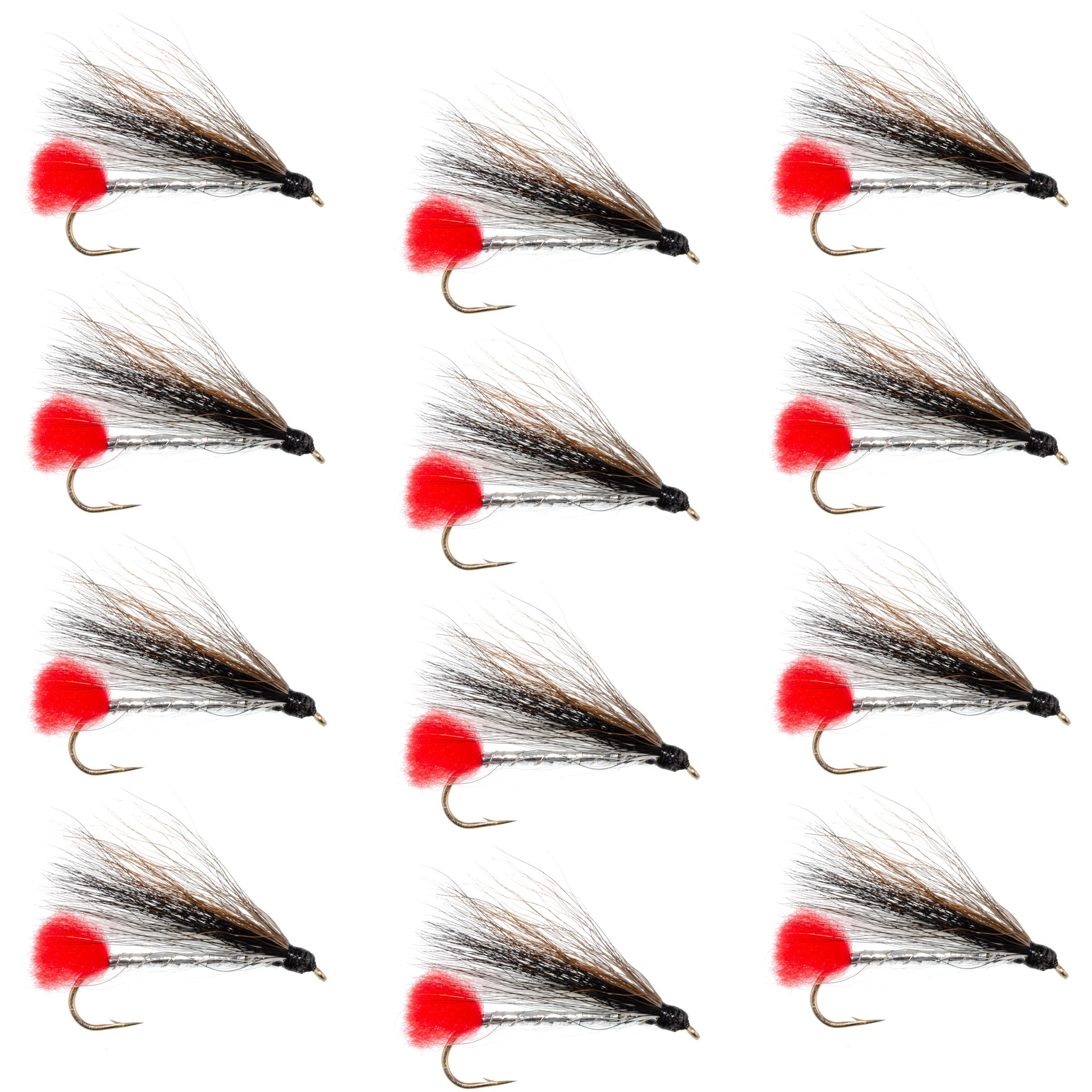Black Nose Dace Classic Streamer Flies - Set of 12