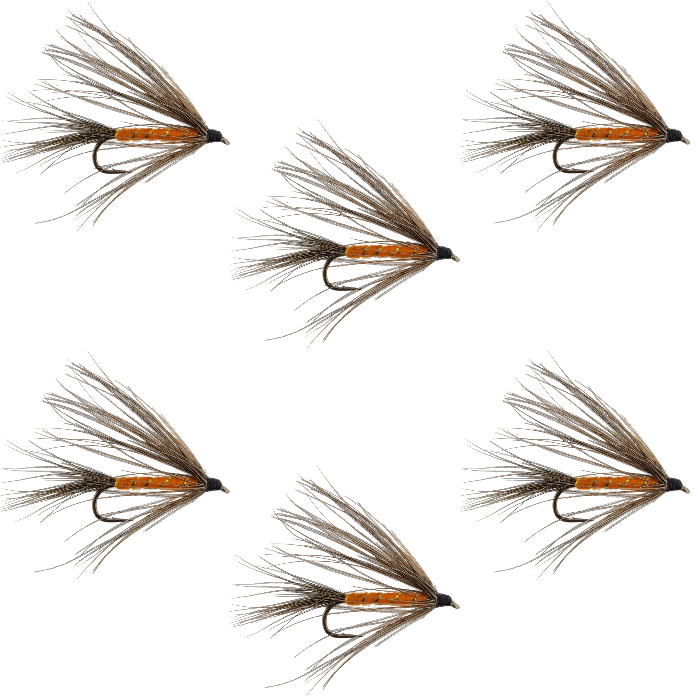 Soft Hackle Grouse and Orange Wet Fly