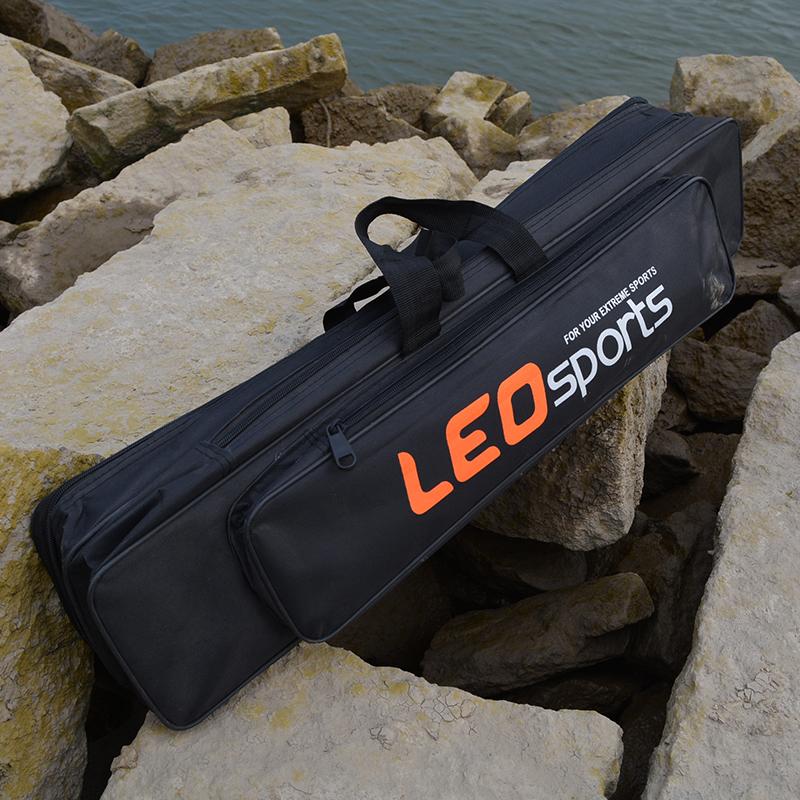 Double Layer Fishing Rod Bag with Side Zipper