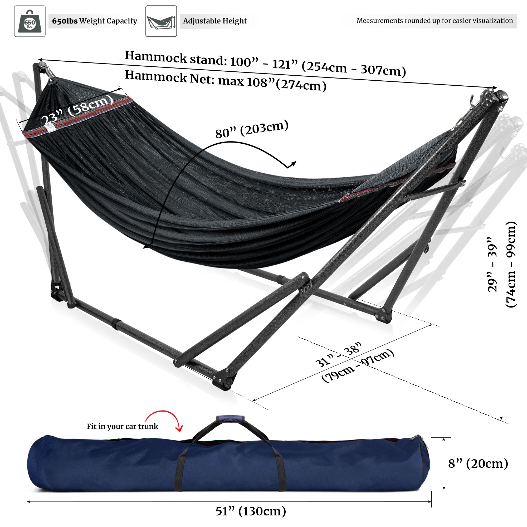 Hammock with Stands