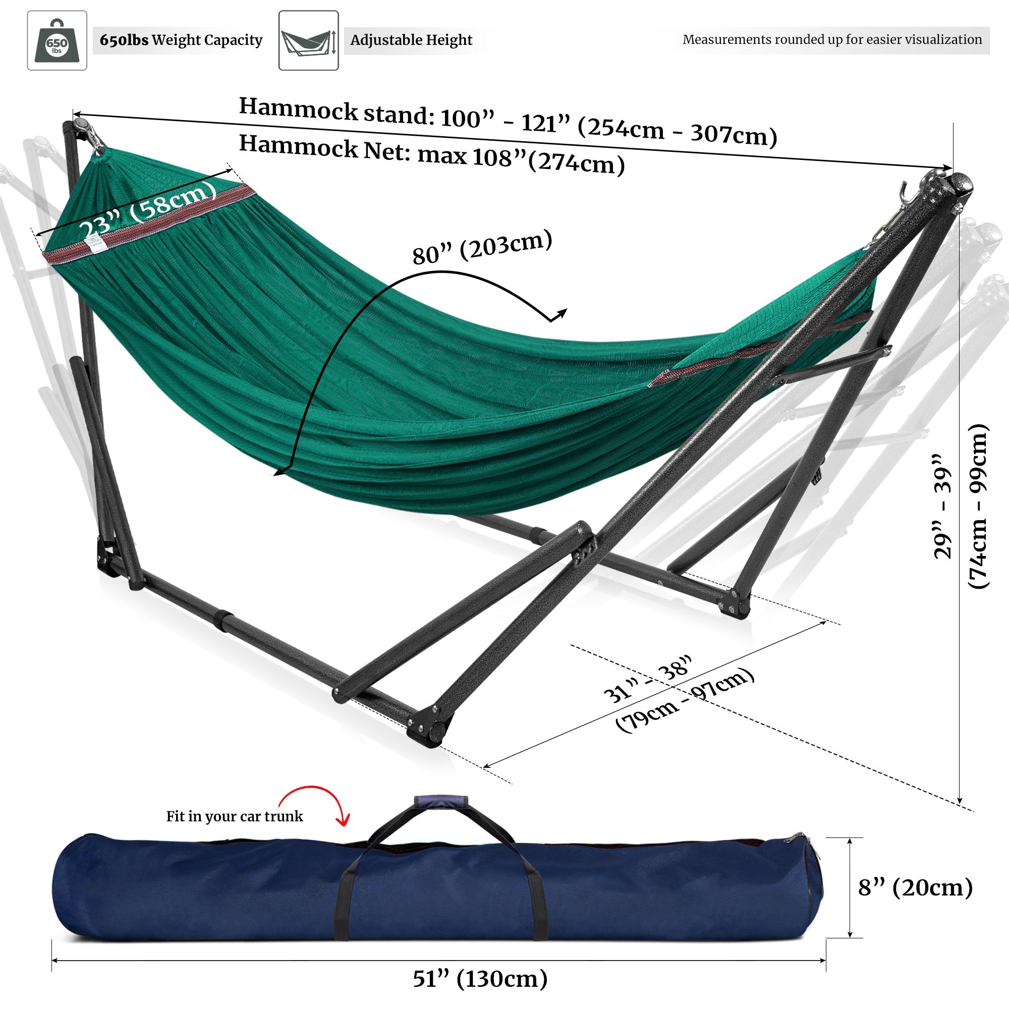 Hammock with Stands