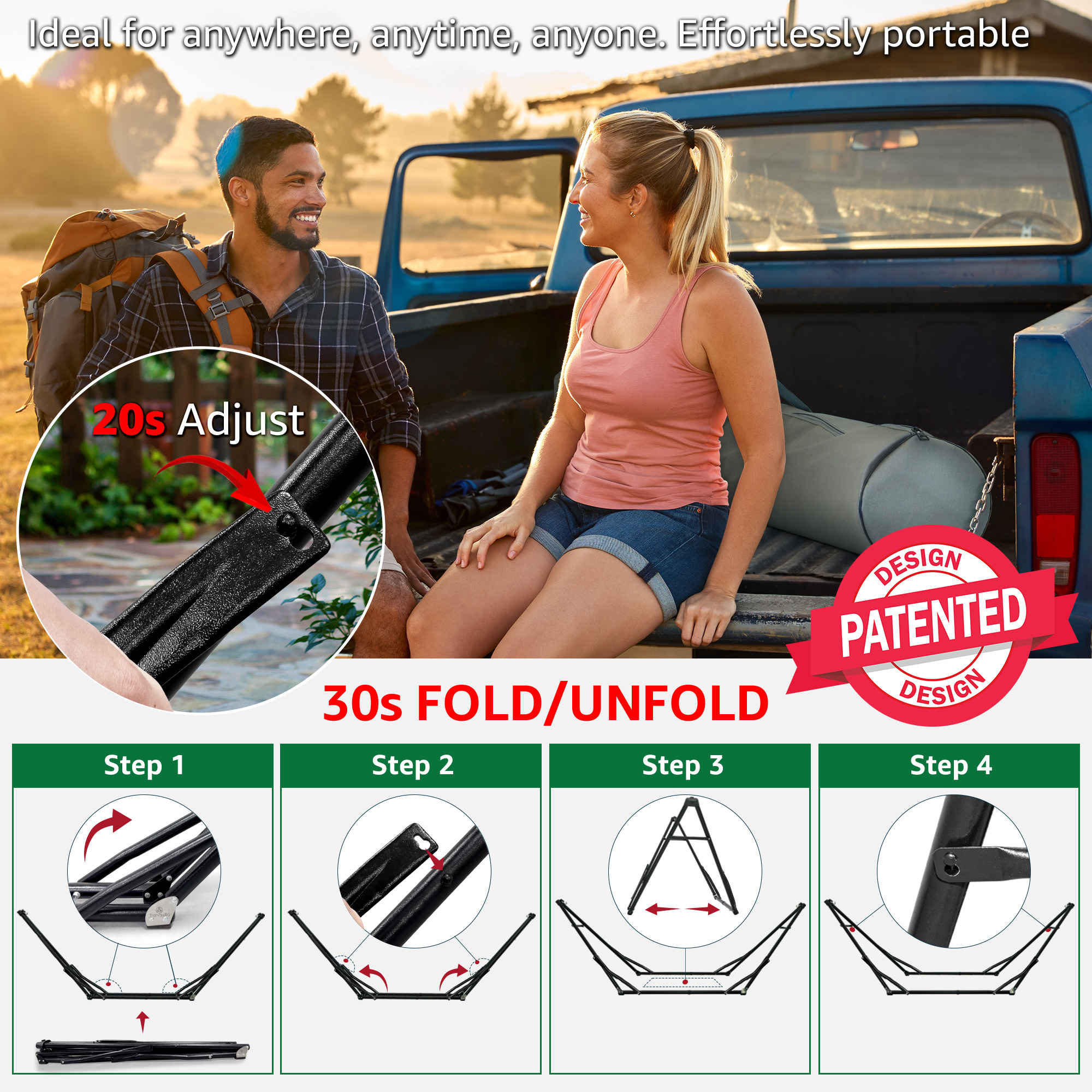 Canvas Hammock Stand