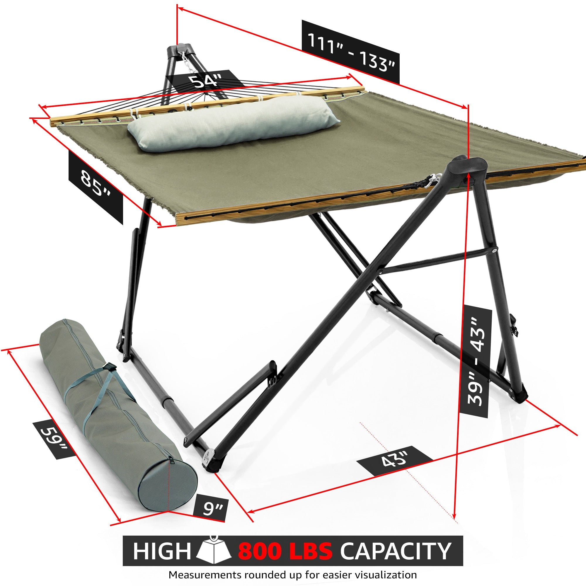 Canvas Hammock Stand