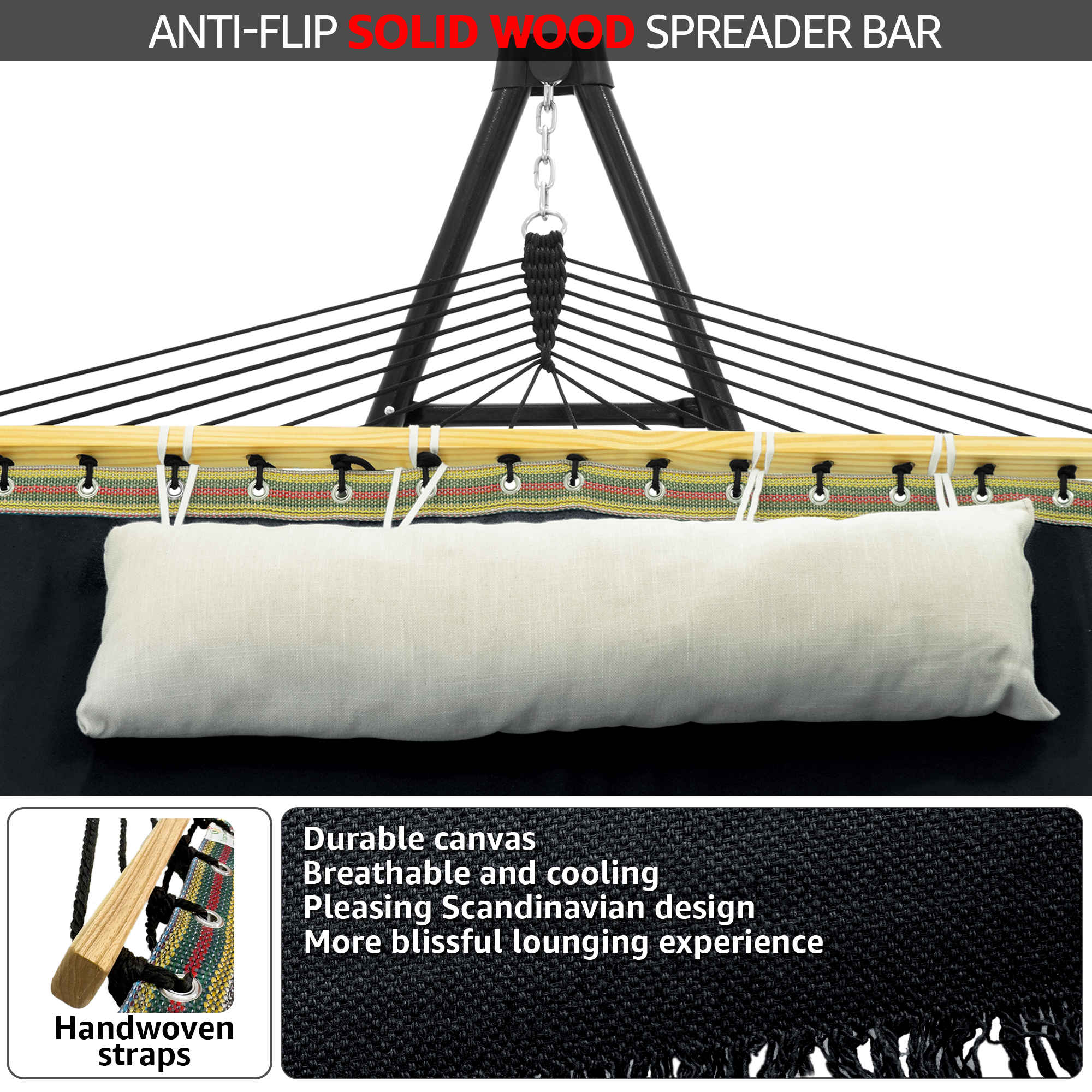 Canvas Hammock Stand