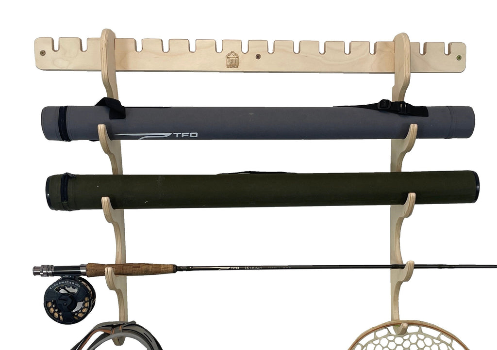 Fishing rod rack