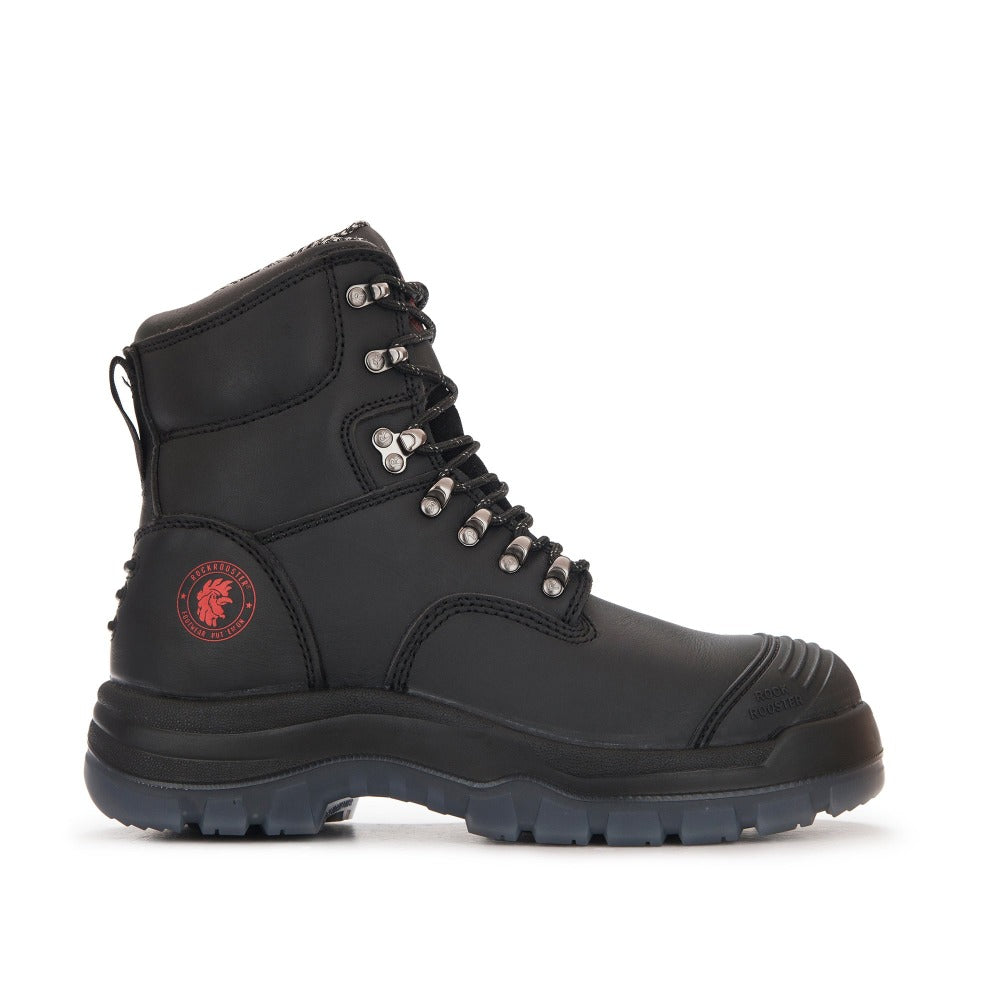 Zip-sided Steel Toe Leather Work Boots