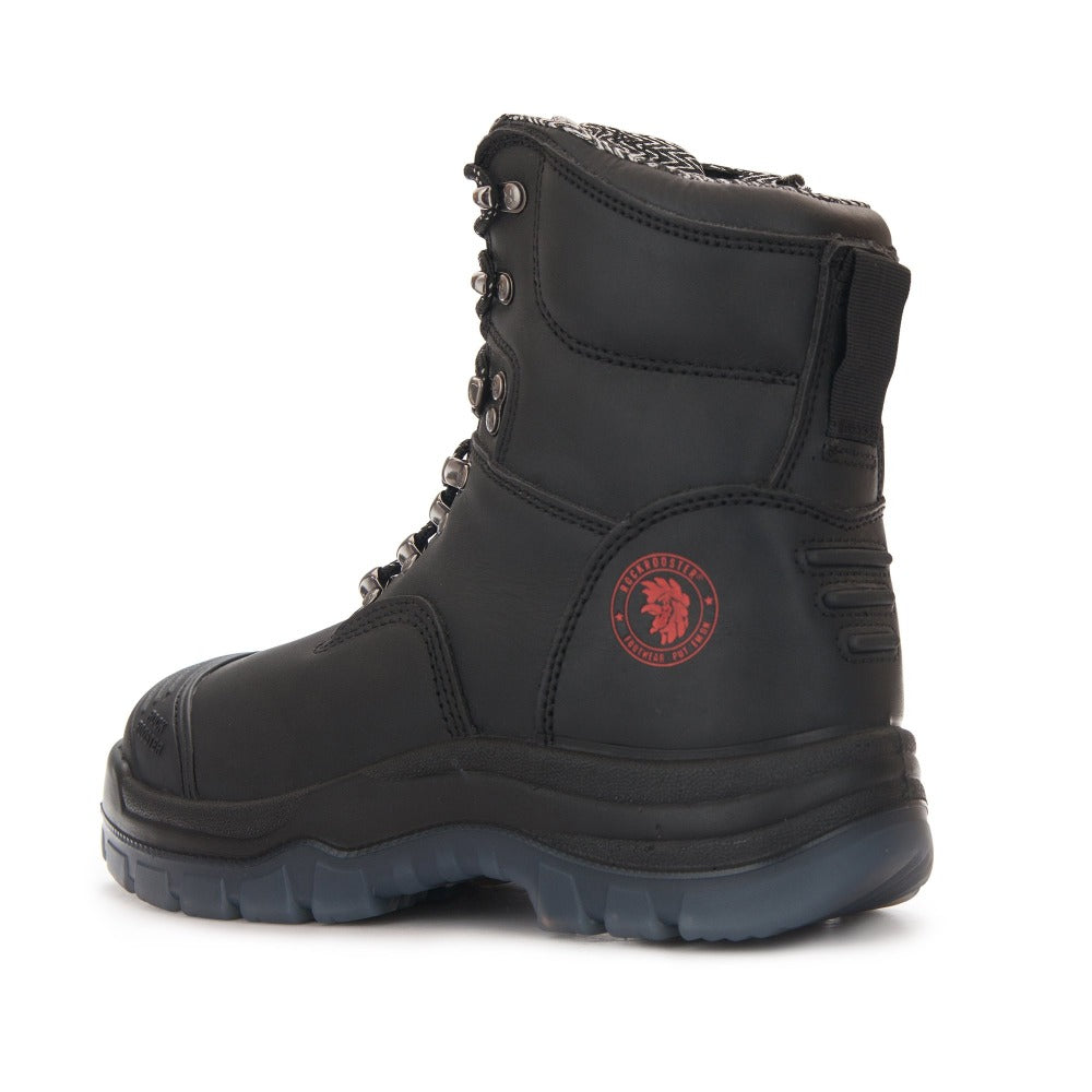 Zip-sided Steel Toe Leather Work Boots