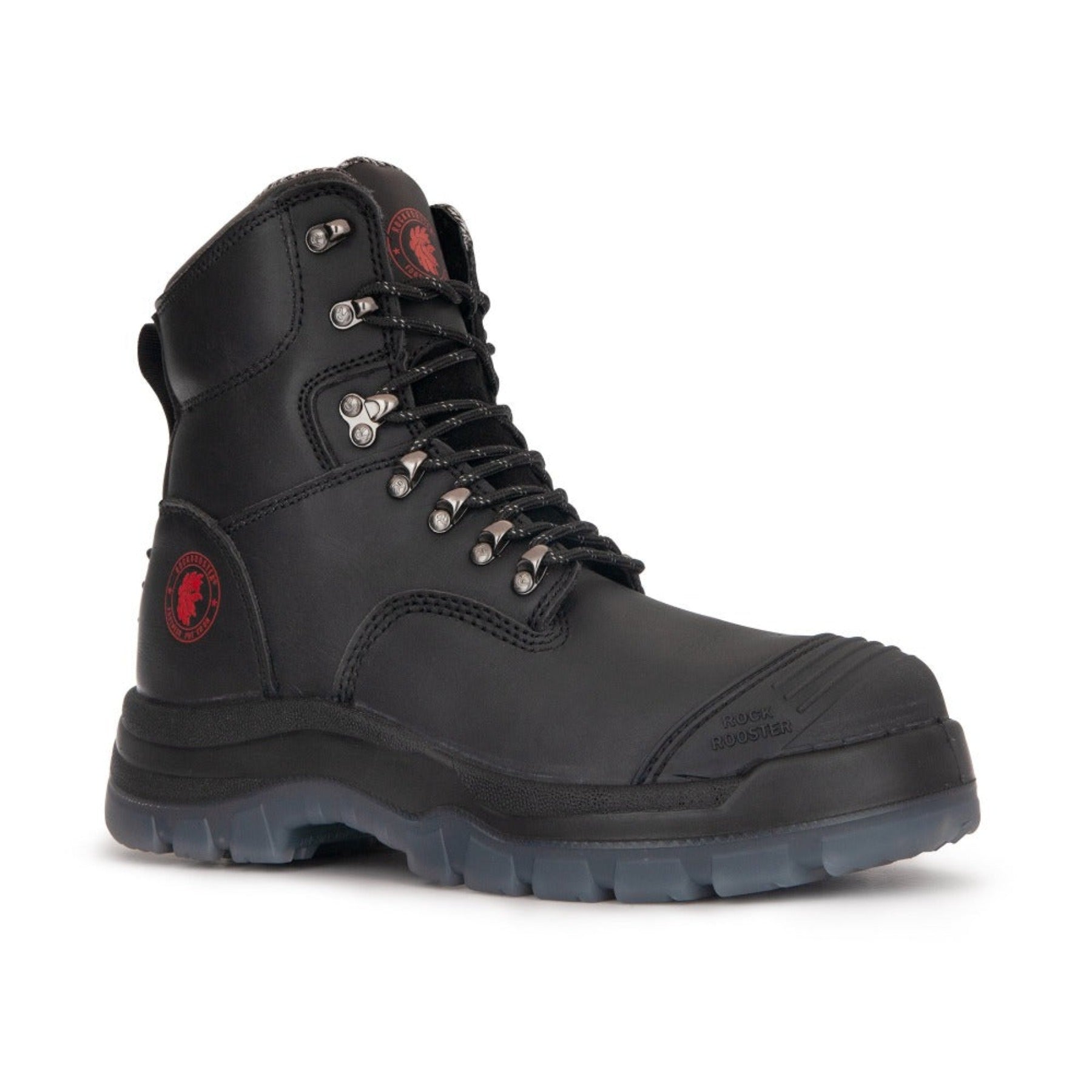 Zip-sided Steel Toe Leather Work Boots