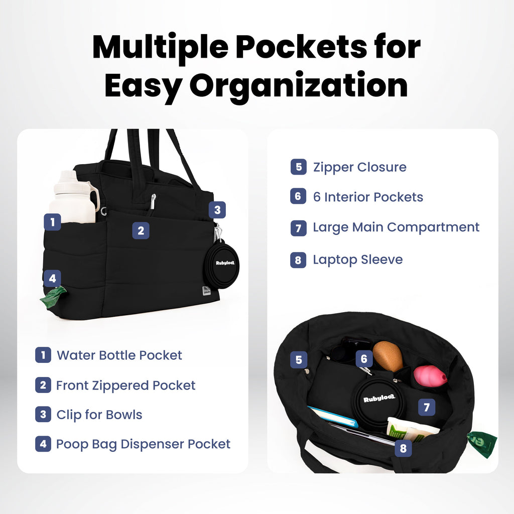 Puffer Dog Travel Bag