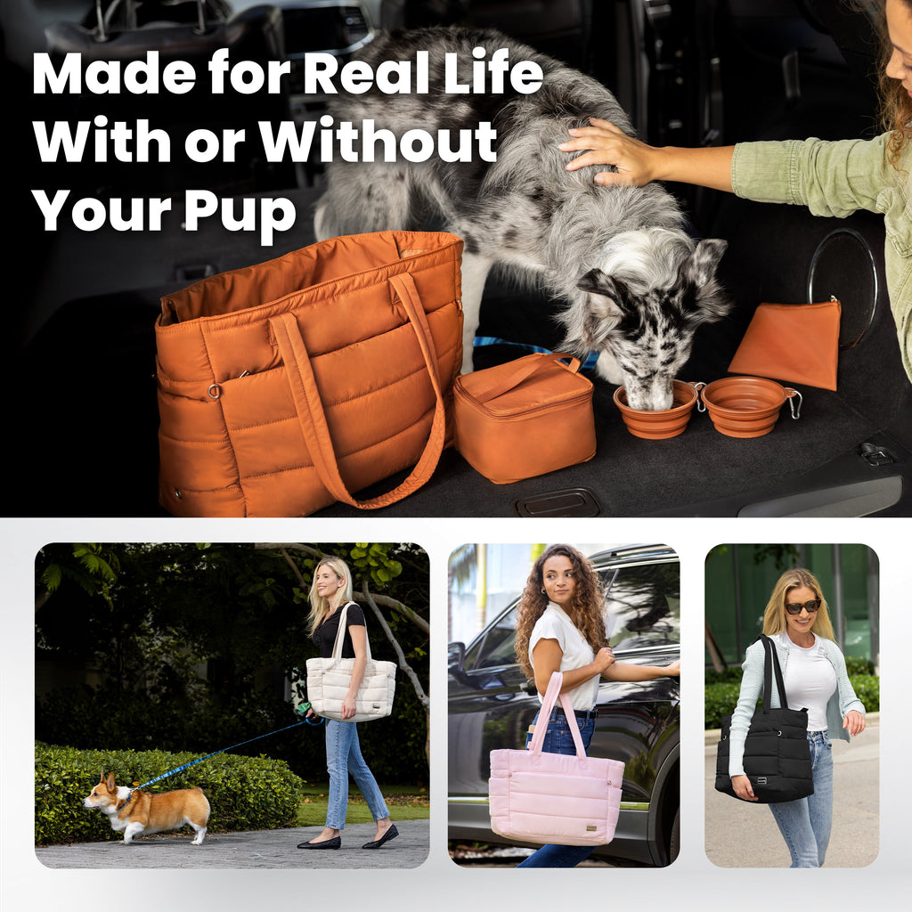 Puffer Dog Travel Bag