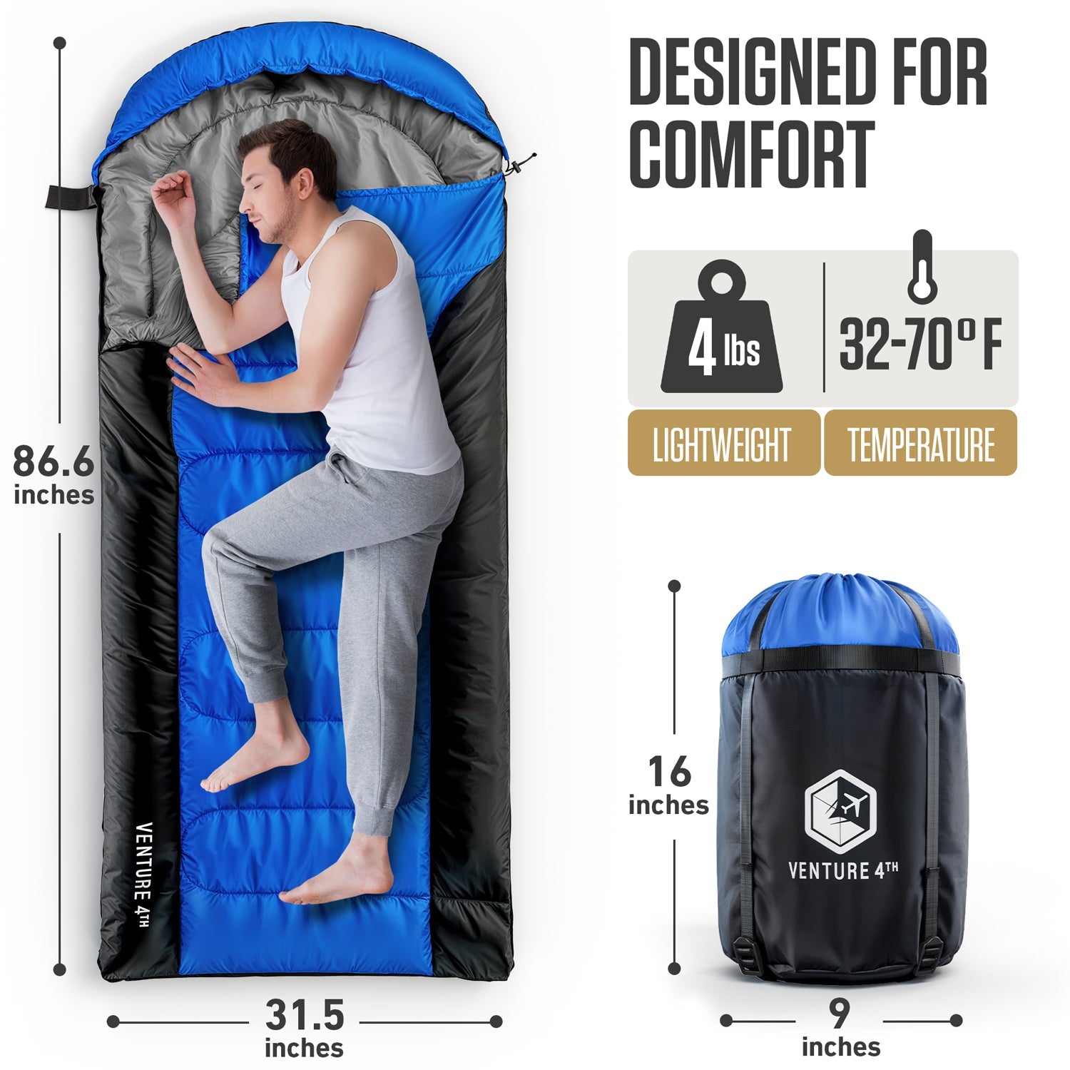 Sleeping Bag for Big / Tall Campers