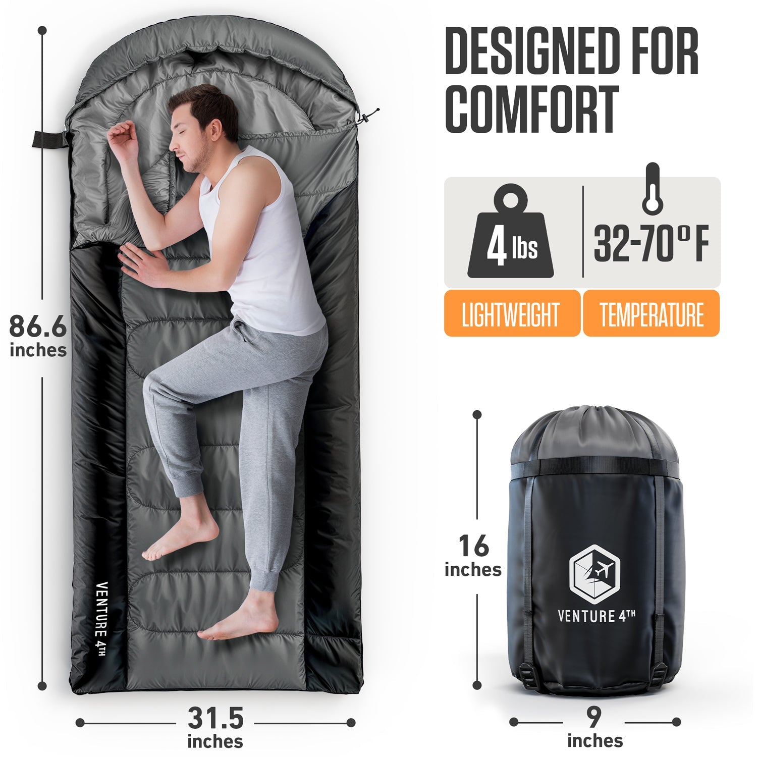 Sleeping Bag for Big / Tall Campers