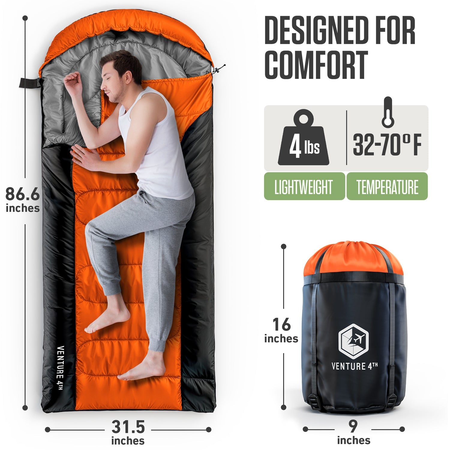 Sleeping Bag for Big / Tall Campers