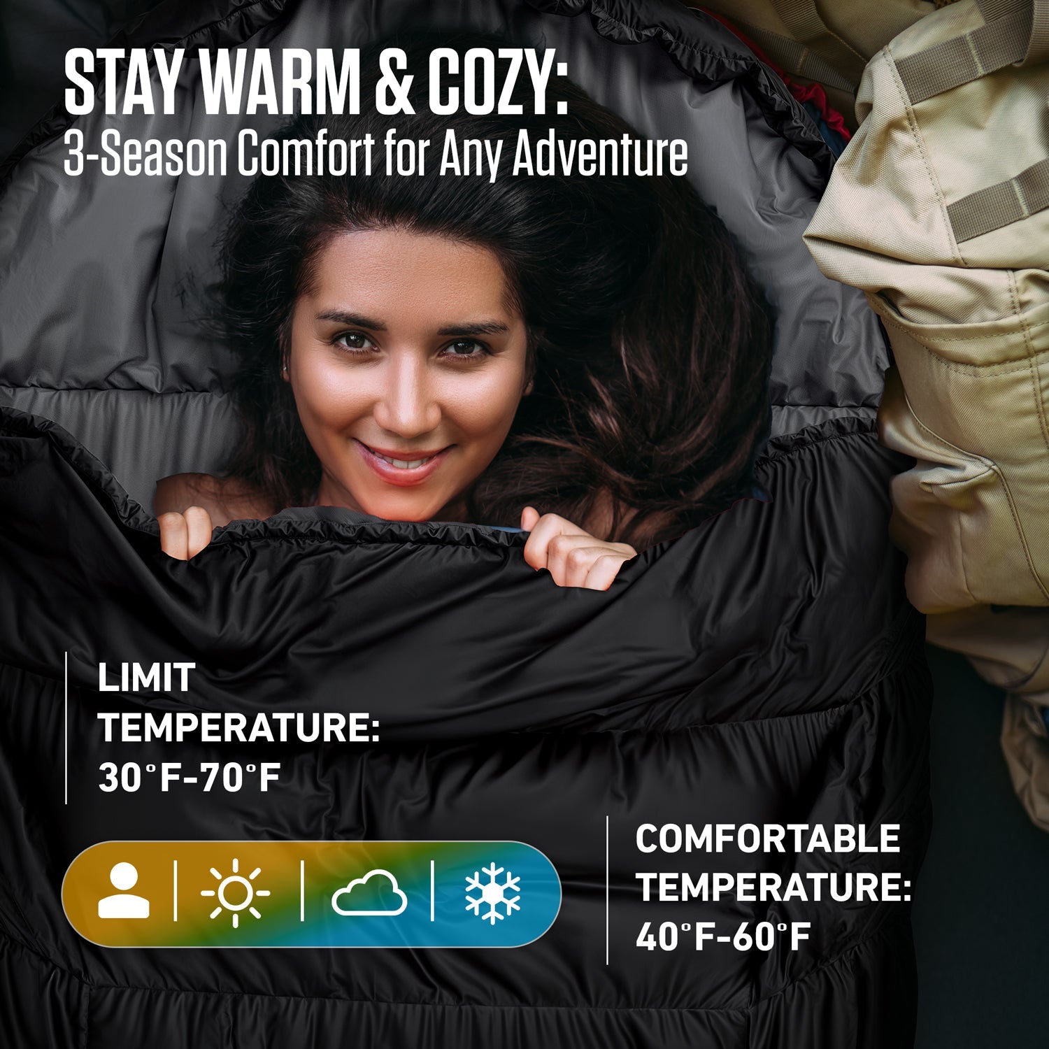 Sleeping Bag for Big / Tall Campers