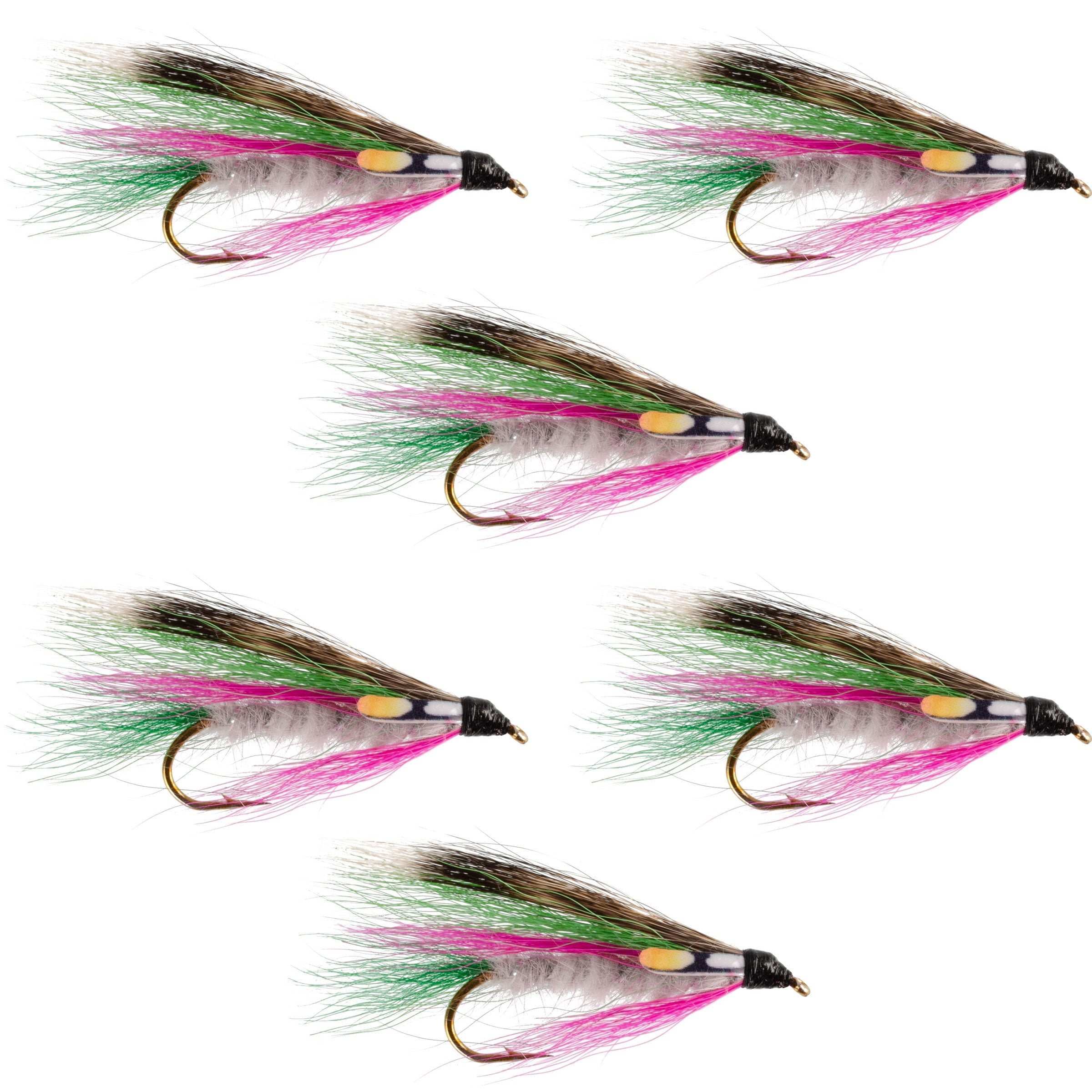 Rainbow Trout Classic Streamer Flies - Set of 6