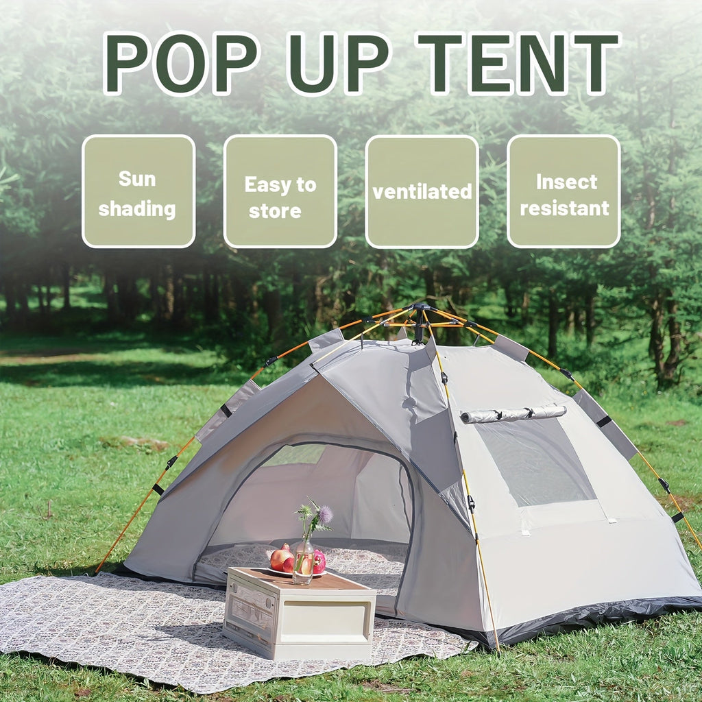 3-4 Person Instant Pop Up Camping Tent