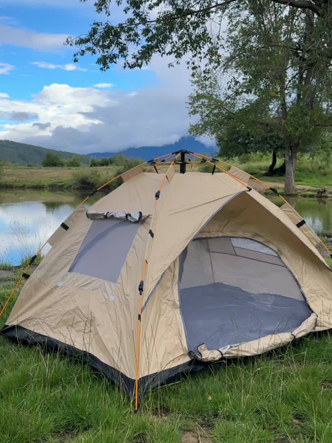 3-4 Person Instant Pop Up Camping Tent