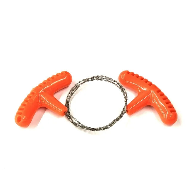 Portable Stainless Steel Wire Saw with Finger Handle