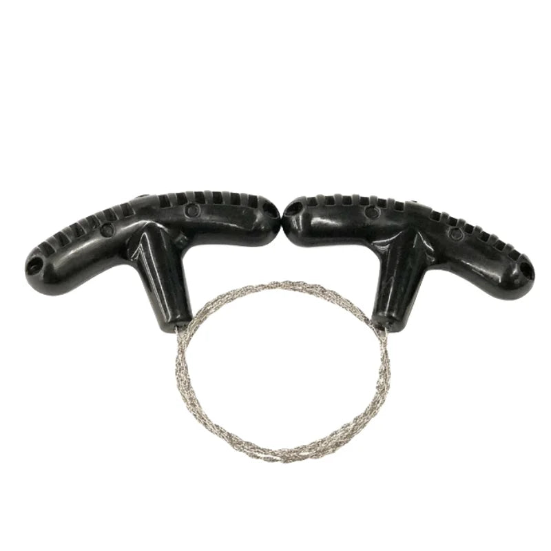 Portable Stainless Steel Wire Saw with Finger Handle