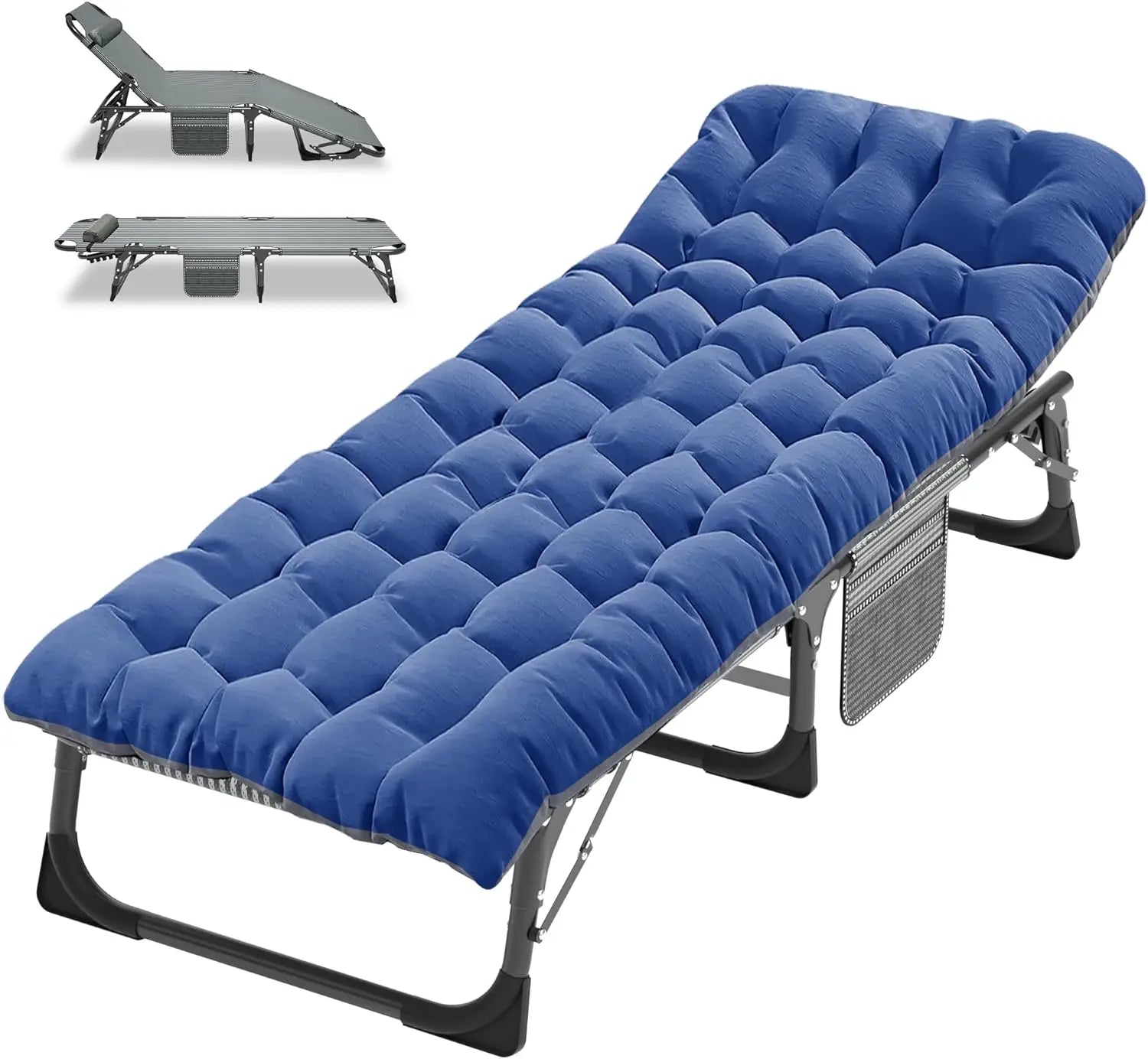 Comfortable Camping Cot with Durable Oxford Fabric